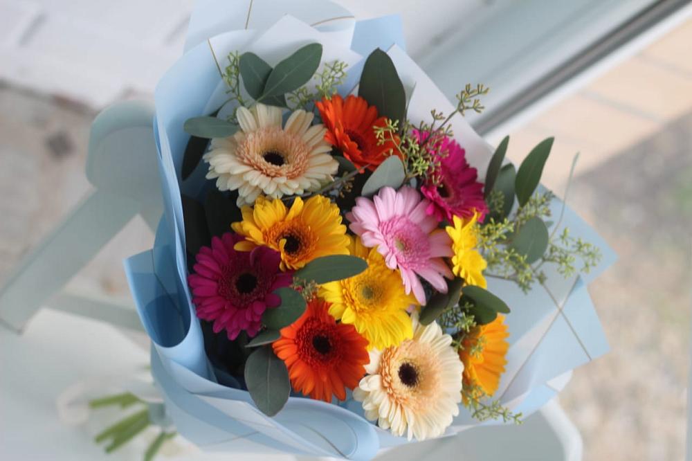 Букет цветов из: Герберы в Верхней Туре