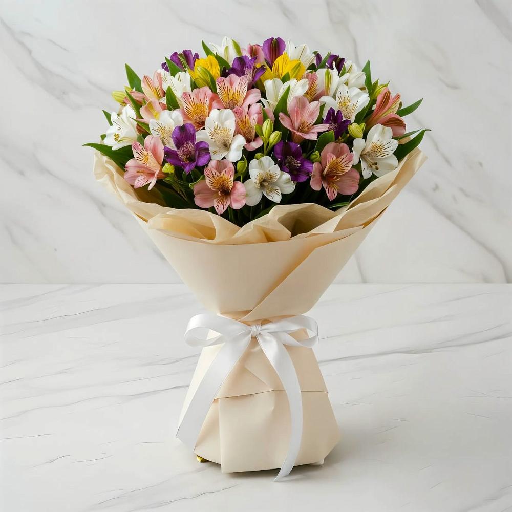 Букет цветов из: Альстромерии в Верхней Туре