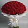 Букет 101 Красная роза Блэк Мэджик в Верхней Туре