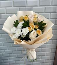 Букет цветов из:  Розы и Хризантемы #REPLACE_PRED# Верхней Туре
