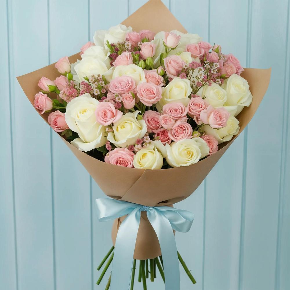 Букет цветов из: Розы в Верхней Туре