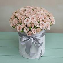 Цветочная композиция из Розы в шляпной коробке в Верхней Туре