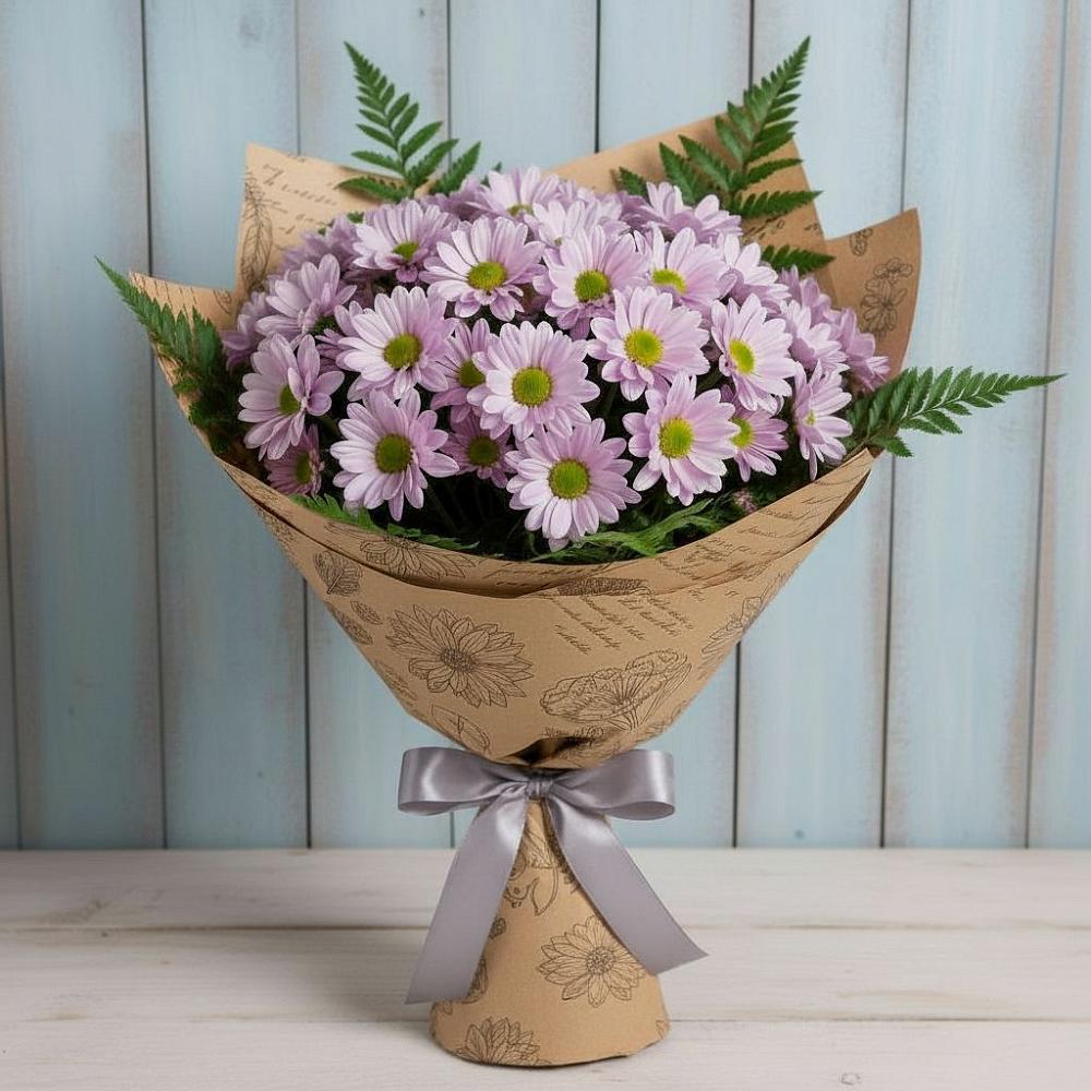 Букет цветов из: Хризантемы в Верхней Туре
