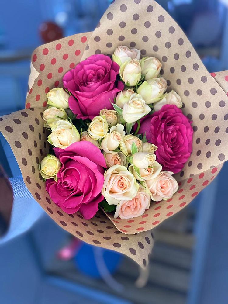Букет цветов из: Розы в Верхней Туре