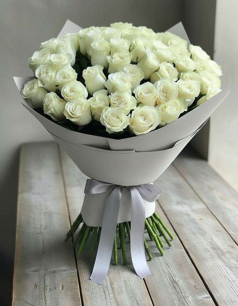 Букет 35 Белых роз в Верхней Туре