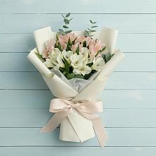 Букет цветов из:  Альстромерии #REPLACE_PRED# Верхней Туре