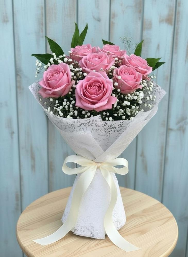 Букет цветов из: Розы в Верхней Туре