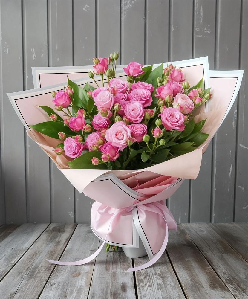 Букет Розовый кустик в Верхней Туре
