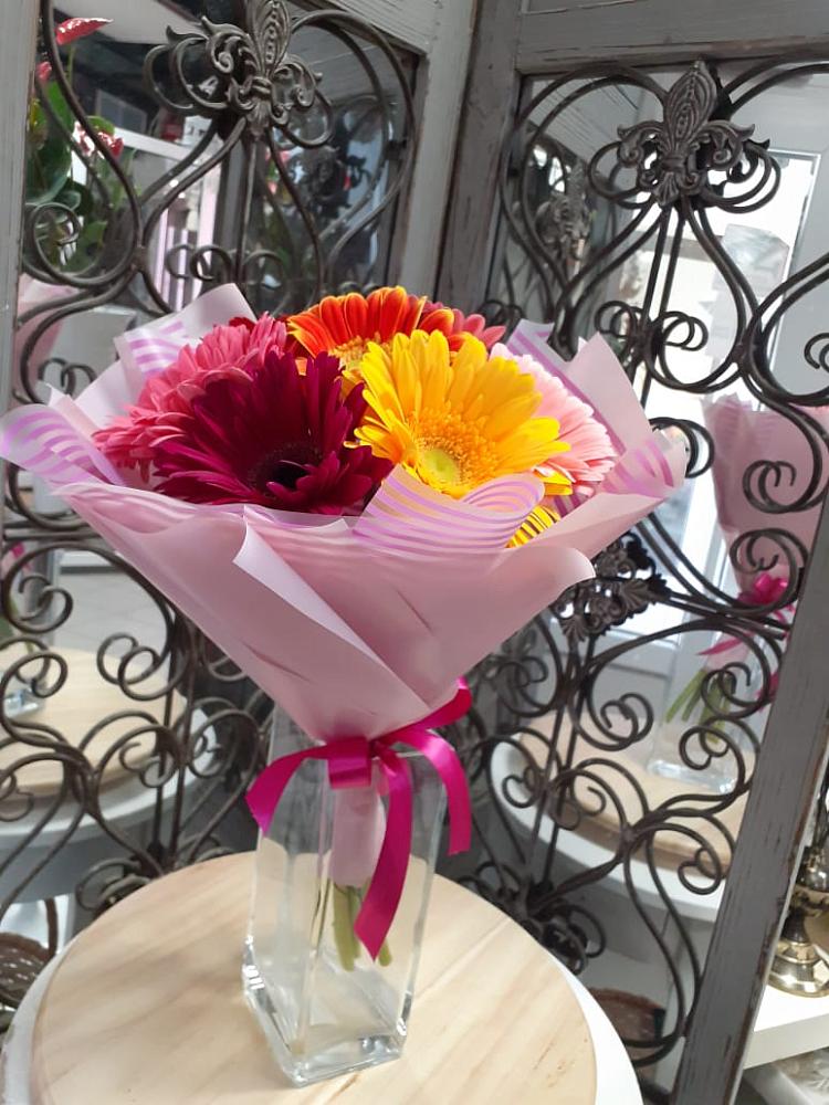 Букет цветов из: Герберы в Верхней Туре