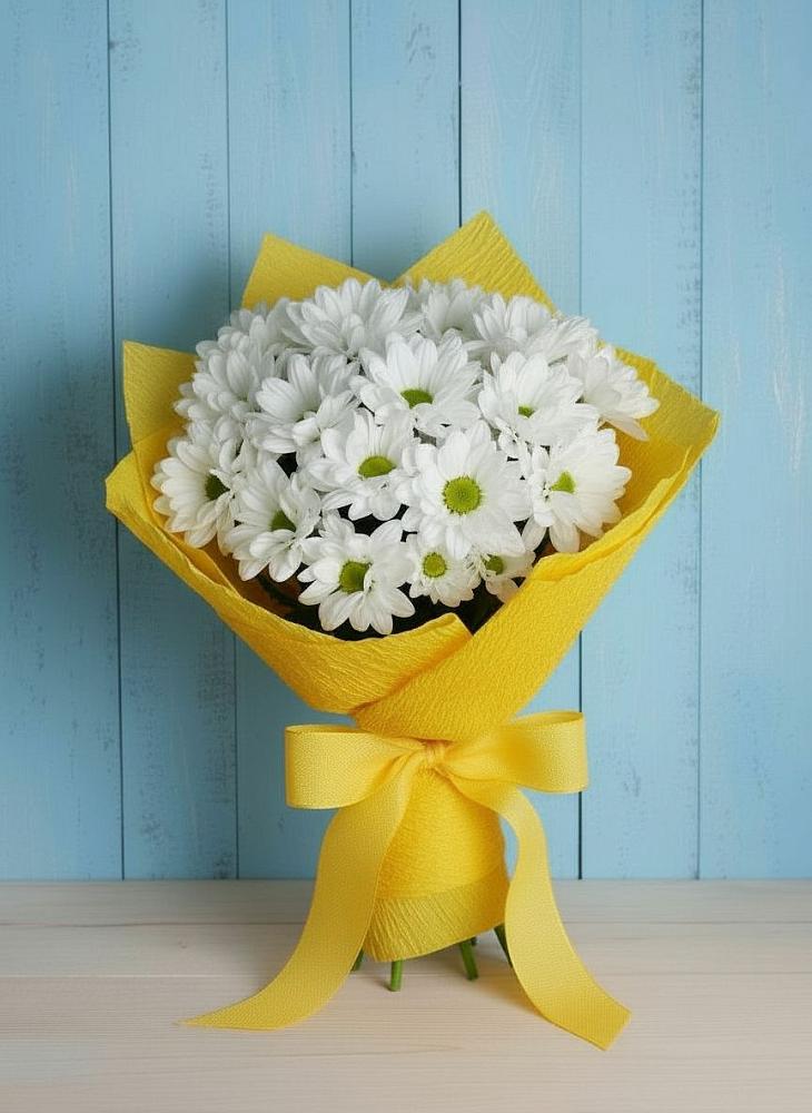 Букет цветов из: Хризантемы в Верхней Туре