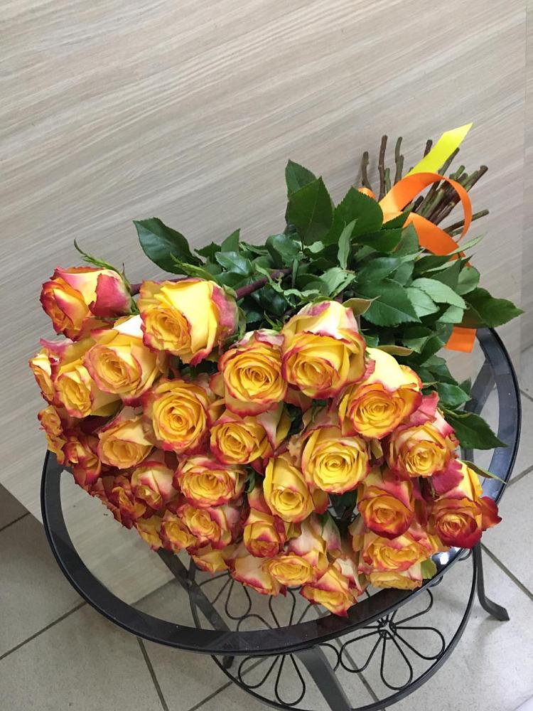 Букет Желтые розы в Верхней Туре