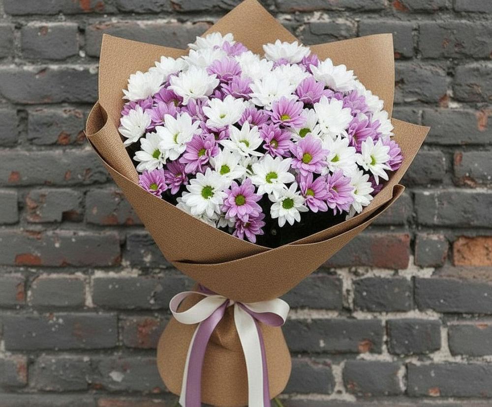 Букет цветов из: Хризантемы в Верхней Туре