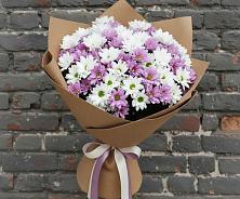 Букет цветов из:  Хризантемы #REPLACE_PRED# Верхней Туре