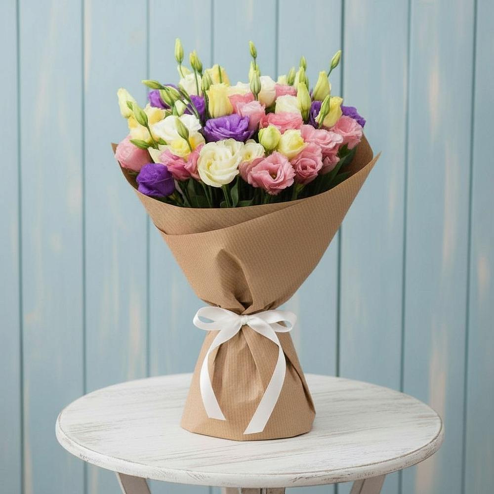 Букет цветов из: Лизиантусы в Верхней Туре