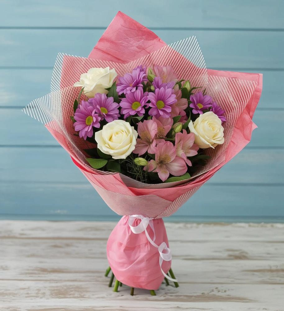 Букет цветов из: Герберы в Верхней Туре