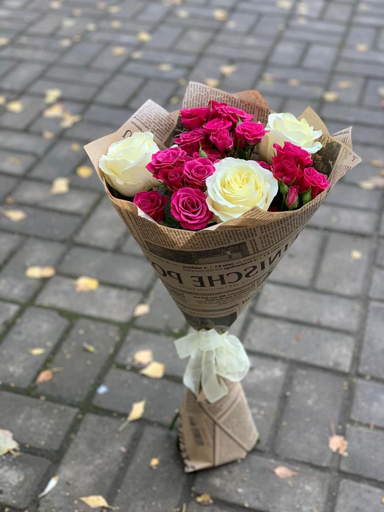 Букет цветов из: Розы в Верхней Туре
