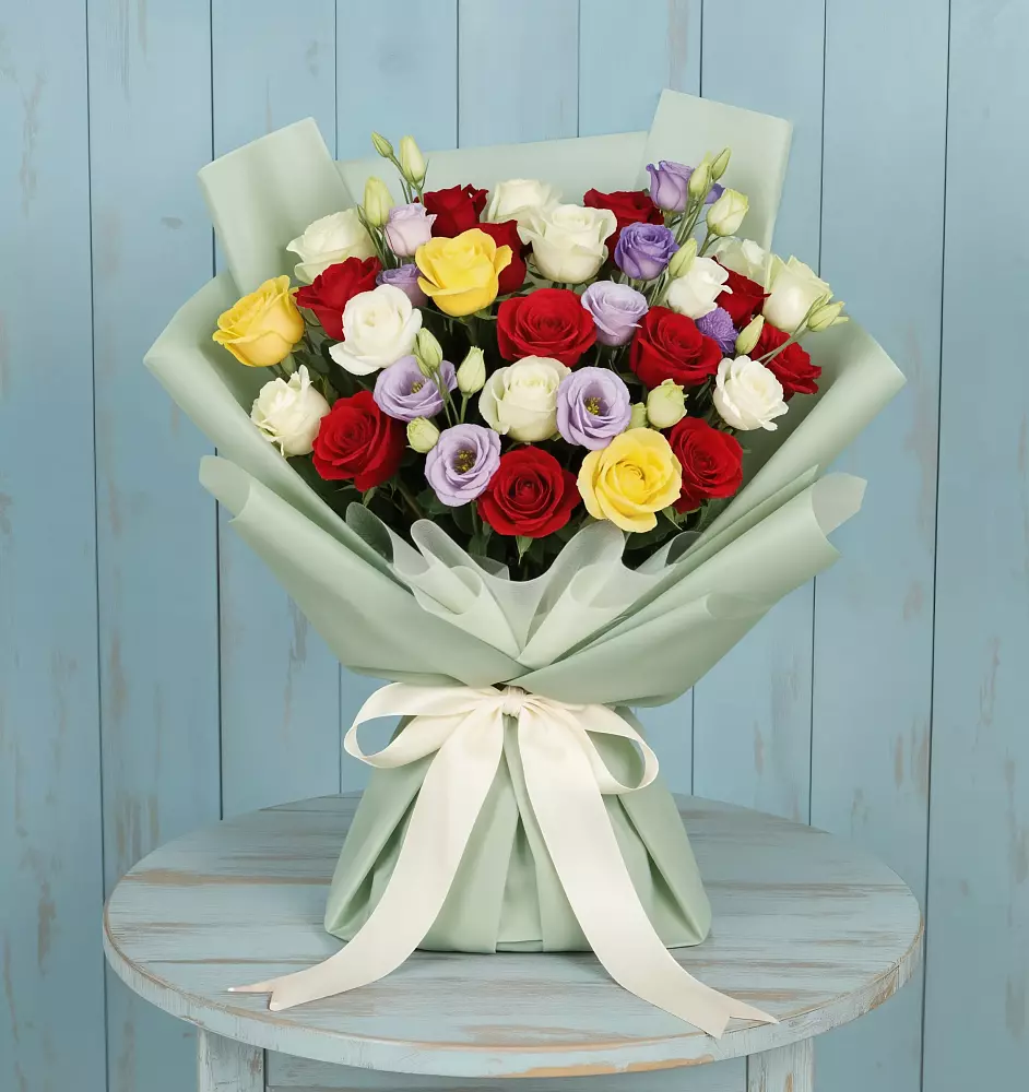 Букет цветов из: Розы в Верхней Туре