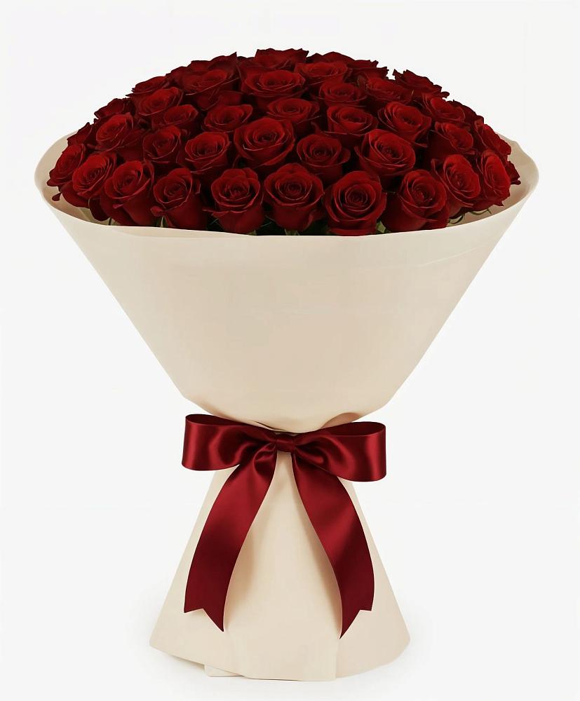 Букет 101 Бордовая роза Блэк Бакарра в Верхней Туре