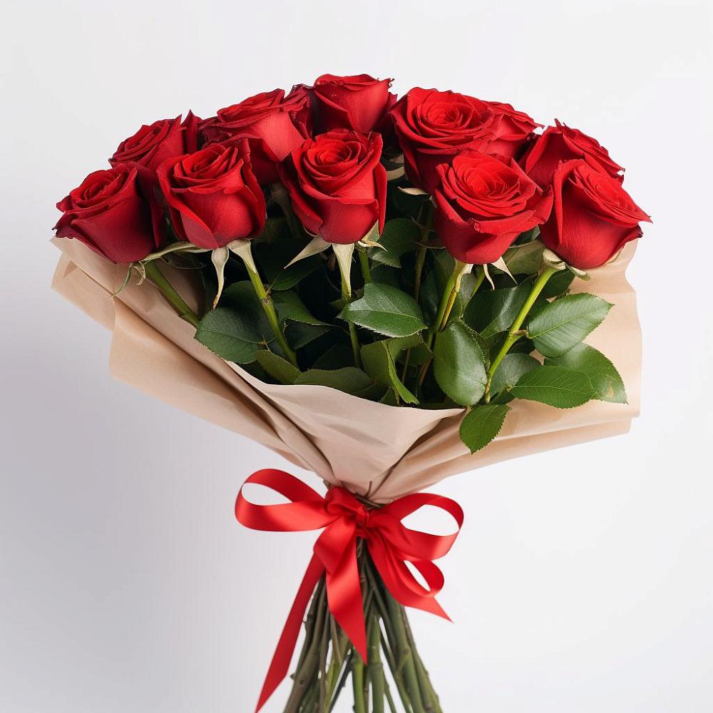 Букет 11 Красных роз Эдлесс Лав в Верхней Туре