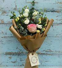 Букет цветов из:  Розы и Лизиантусы #REPLACE_PRED# Верхней Туре