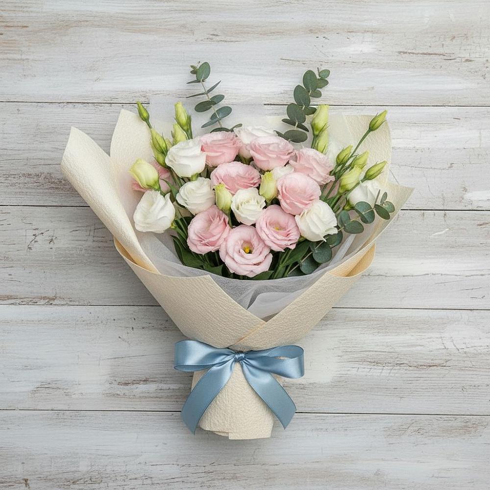 Букет цветов из: Лизиантусы в Верхней Туре