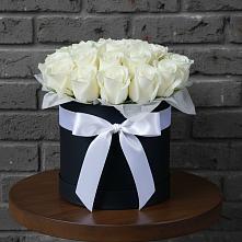 Цветочная композиция из Розы в шляпной коробке в Верхней Туре